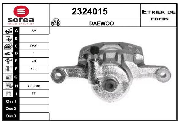 Estribo de freno SEEAC 4324015