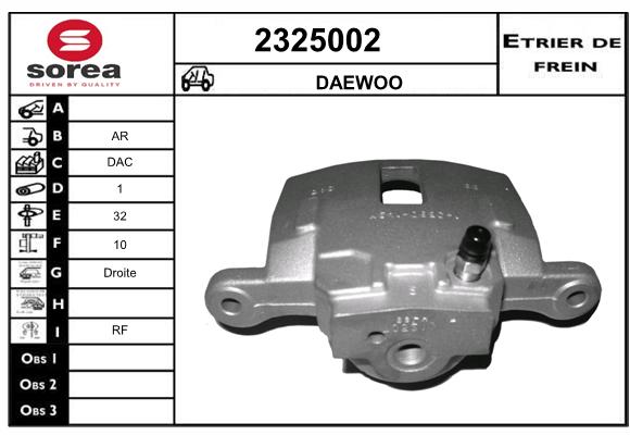 Estribo de freno SEEAC 4325002