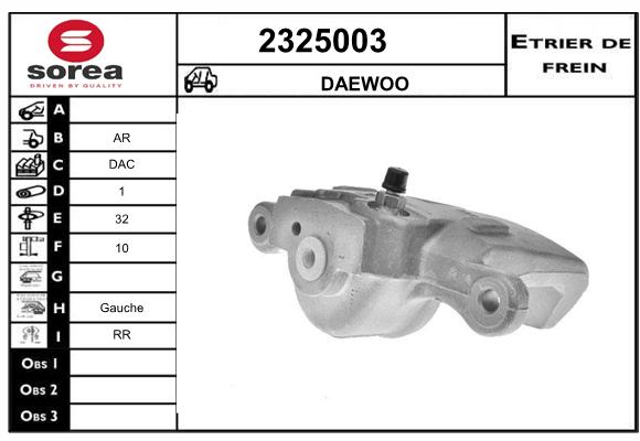 Estribo de freno SEEAC 4325003