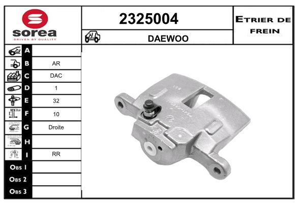 Estribo de freno SEEAC 4325004