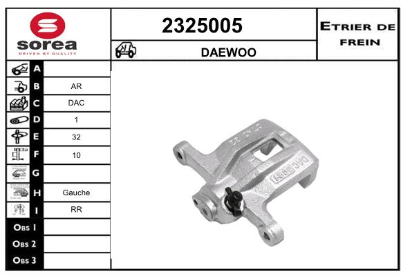 Estribo de freno SEEAC 4325005