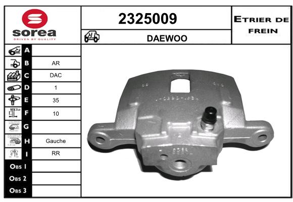 Estribo de freno SEEAC 4325009