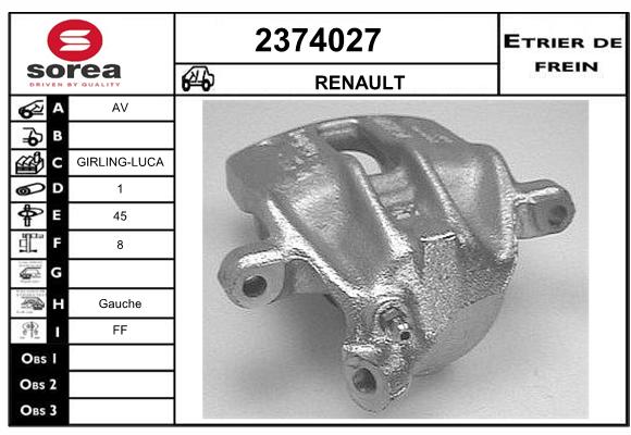 Estribo de freno SEEAC 4374027