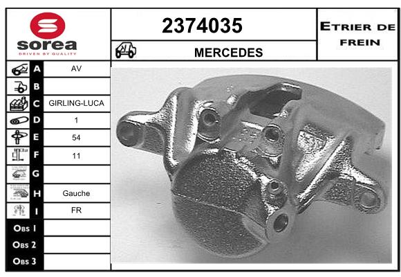 Estribo de freno SEEAC 4374035