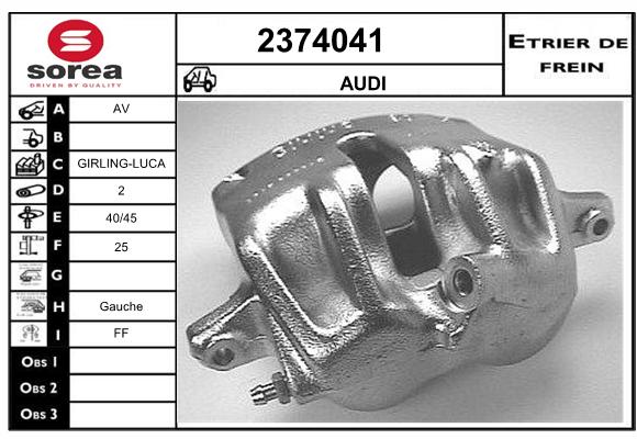 Estribo de freno SEEAC 4374041