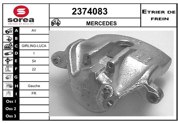 Estribo de freno SEEAC 4374083