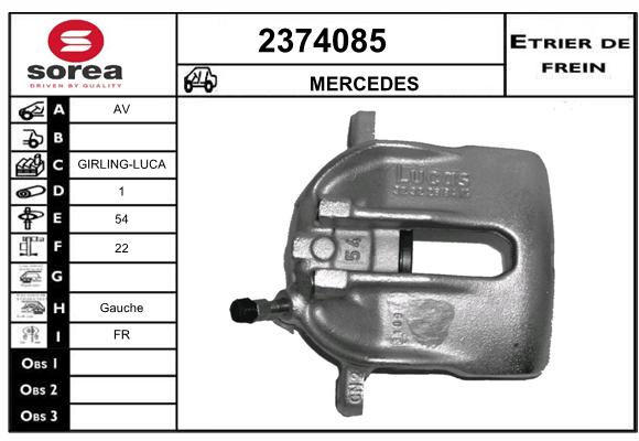 Estribo de freno SEEAC 4374085