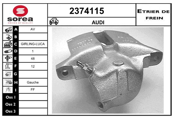 Estribo de freno SEEAC 4374115