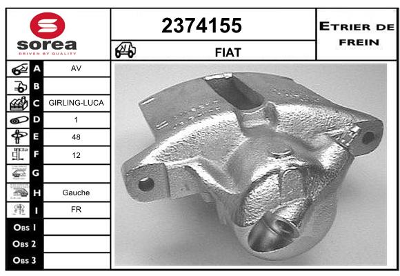 Estribo de freno SEEAC 4374155