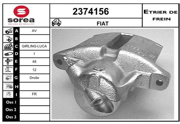 Estribo de freno SEEAC 4374156