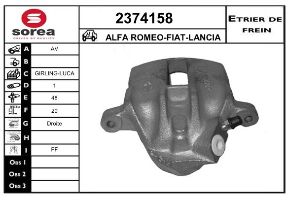 Estribo de freno SEEAC 4374158