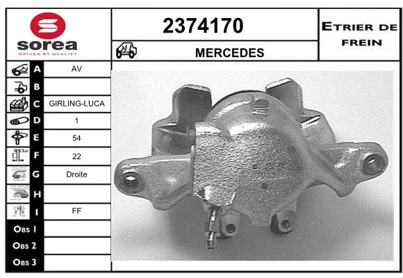 Estribo de freno SEEAC 4374170