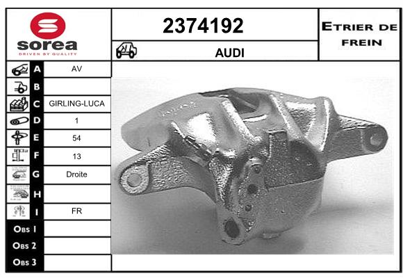 Estribo de freno SEEAC 4374192