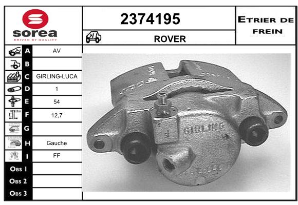 Estribo de freno SEEAC 4374195