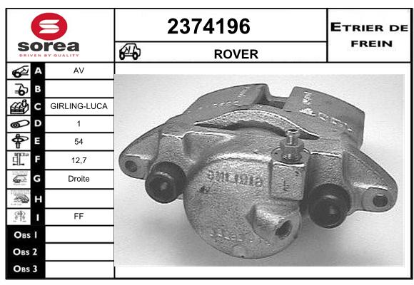 Estribo de freno SEEAC 4374196