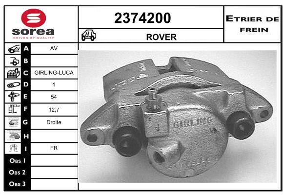 Estribo de freno SEEAC 4374200