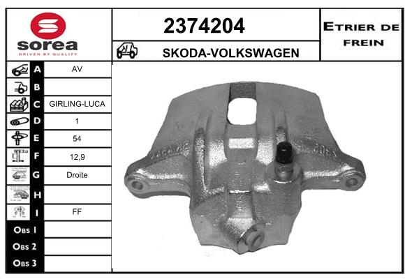 Estribo de freno SEEAC 4374204