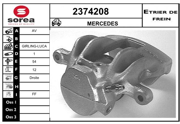 Estribo de freno SEEAC 4374208