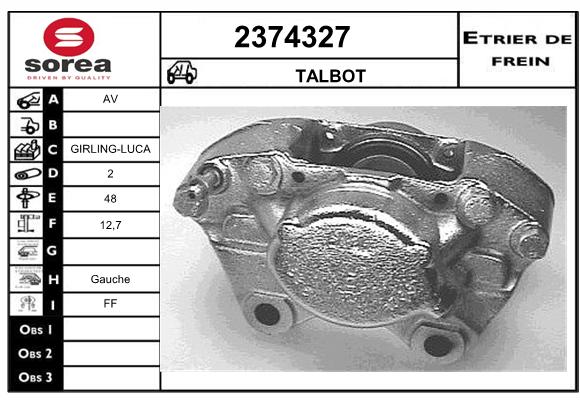 Estribo de freno SEEAC 4374327