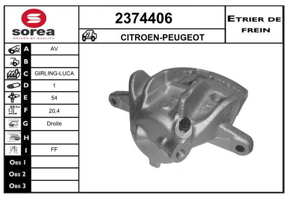 Estribo de freno SEEAC 4374406