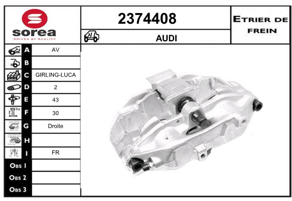 Estribo de freno SEEAC 4374408