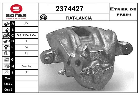 Estribo de freno SEEAC 4374427