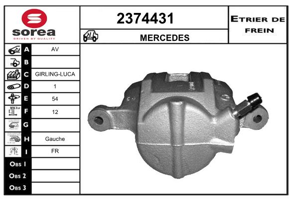 Estribo de freno SEEAC 4374431