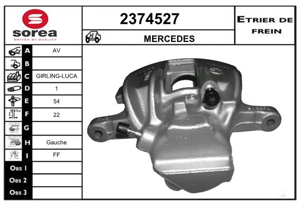 Estribo de freno SEEAC 4374527