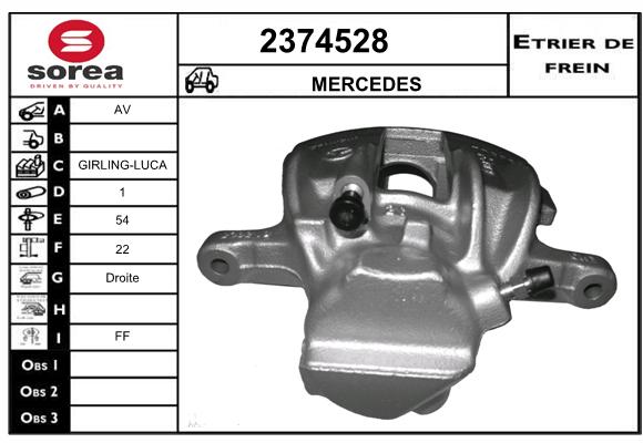 Estribo de freno SEEAC 4374528