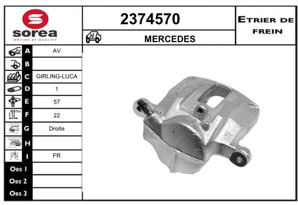 Estribo de freno SEEAC 4374570