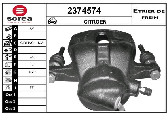 Estribo de freno SEEAC 4374574