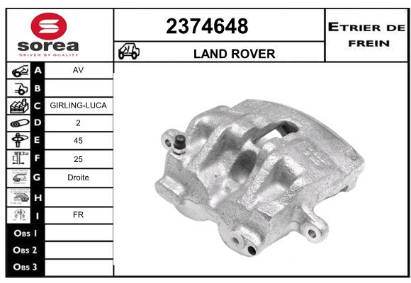 Estribo de freno SEEAC 4374648