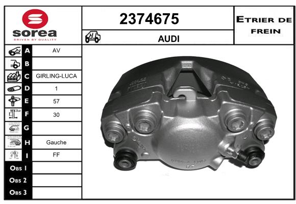 Estribo de freno SEEAC 4374675