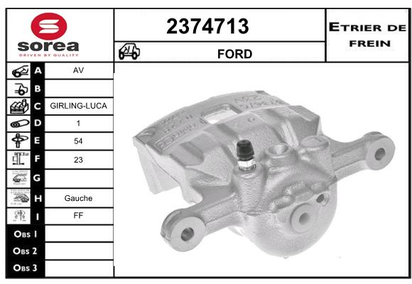 Estribo de freno SEEAC 4374713