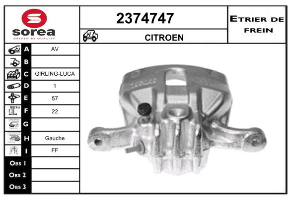 Estribo de freno SEEAC 4374747