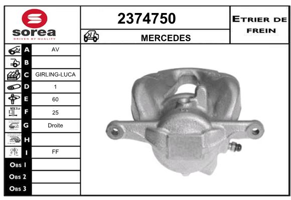 Estribo de freno SEEAC 4374750