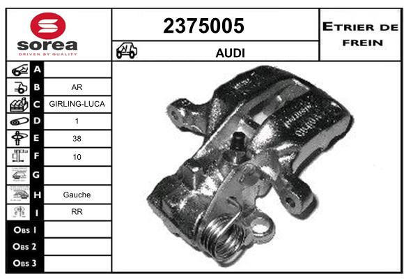 Estribo de freno SEEAC 4375005