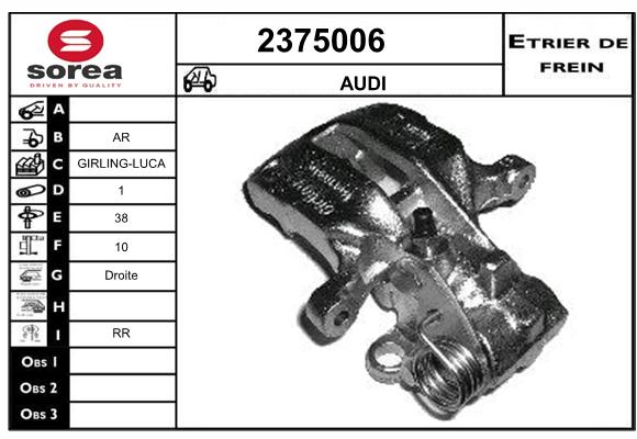 Estribo de freno SEEAC 4375006