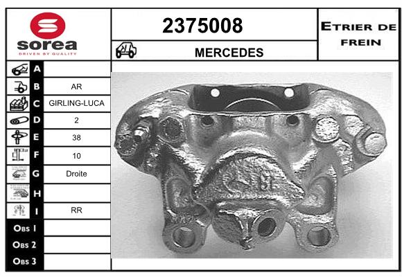 Estribo de freno SEEAC 4375008