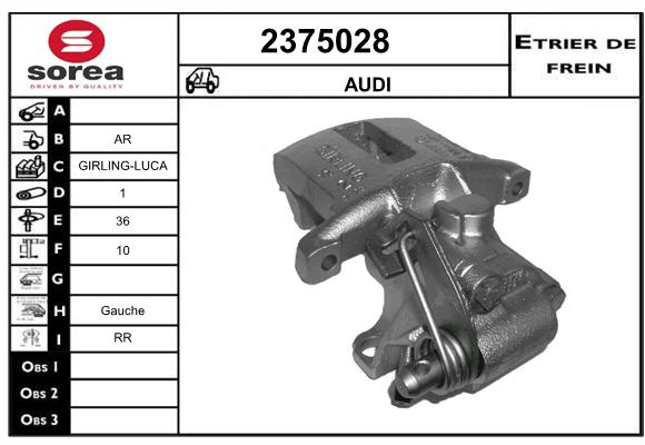 Estribo de freno SEEAC 4375028