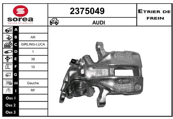 Estribo de freno SEEAC 4375049