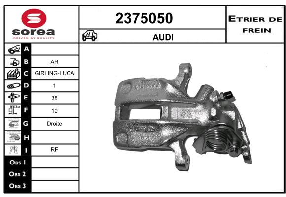 Estribo de freno SEEAC 4375050