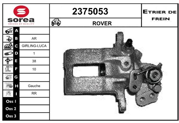 Estribo de freno SEEAC 4375053