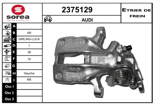 Estribo de freno SEEAC 4375129