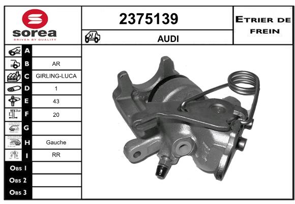 Estribo de freno SEEAC 4375139