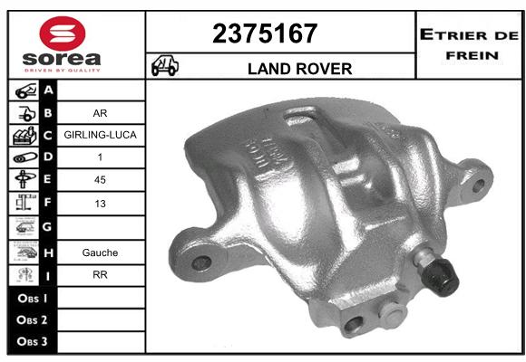 Estribo de freno SEEAC 4375167