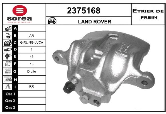 Estribo de freno SEEAC 4375168