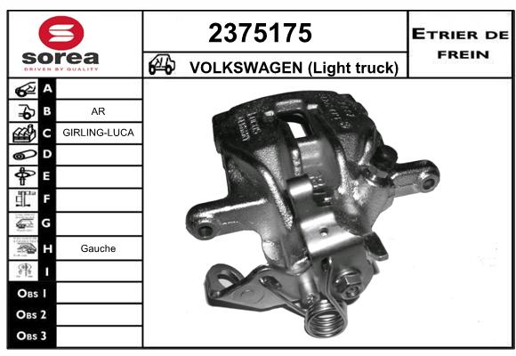 Estribo de freno SEEAC 4375175