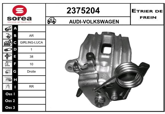 Estribo de freno SEEAC 4375204