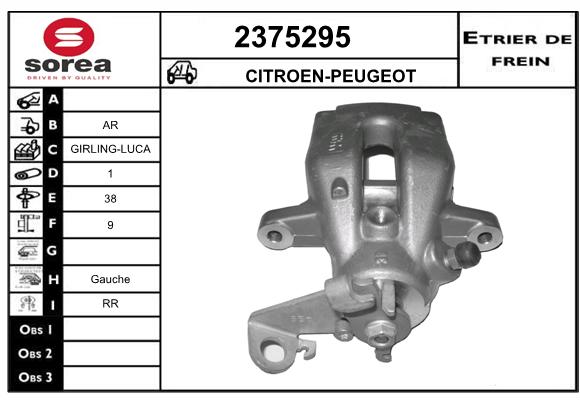 Estribo de freno SEEAC 4375295